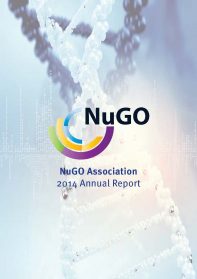 Front page NuGO 2014 Annual Report with link to the report